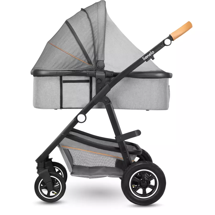 lionelo Kombikinderwagen Amber 2 in 1 Grey Stone