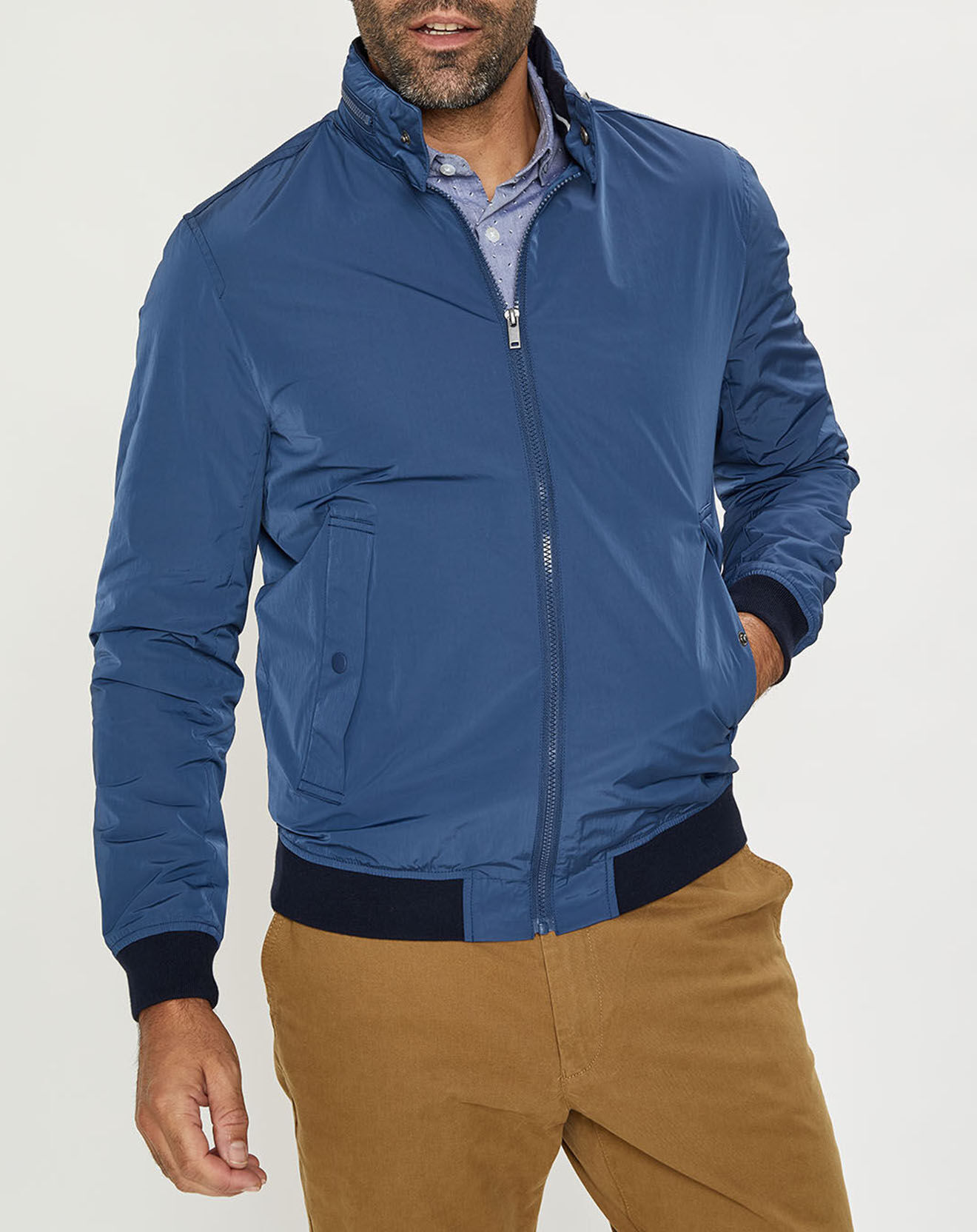 Galeries Lafayette Blouson Nautique bleu foncé