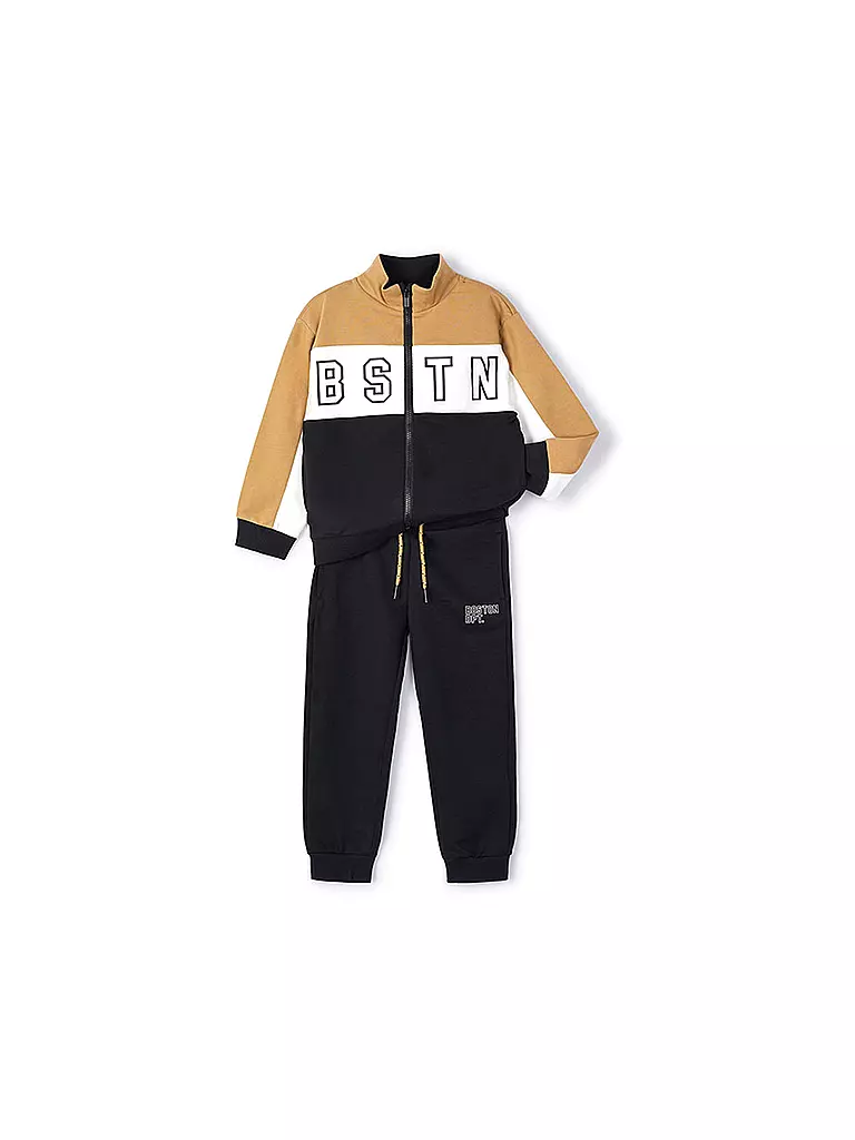 MAYORAL Jungen Jogger-Set 2-teilig Sweatjacke und Jogginghose schwarz