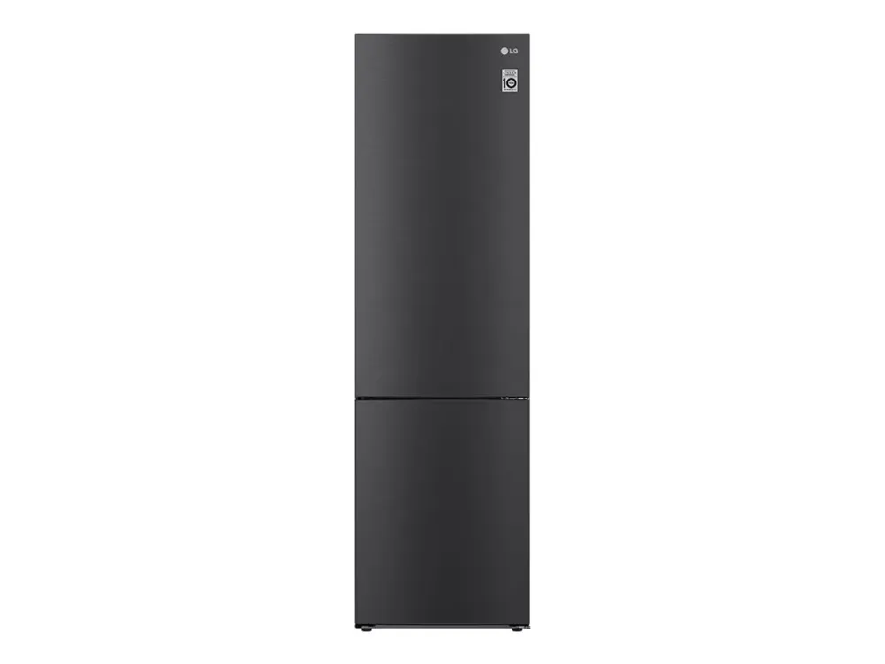 LG GBP62MCTBC - Køleskab/fryser - bund-fryser - bredde: 59.5 cm - dybde: 67.5 cm - højde: 203 cm - 384 liter - Klasse B - matsort