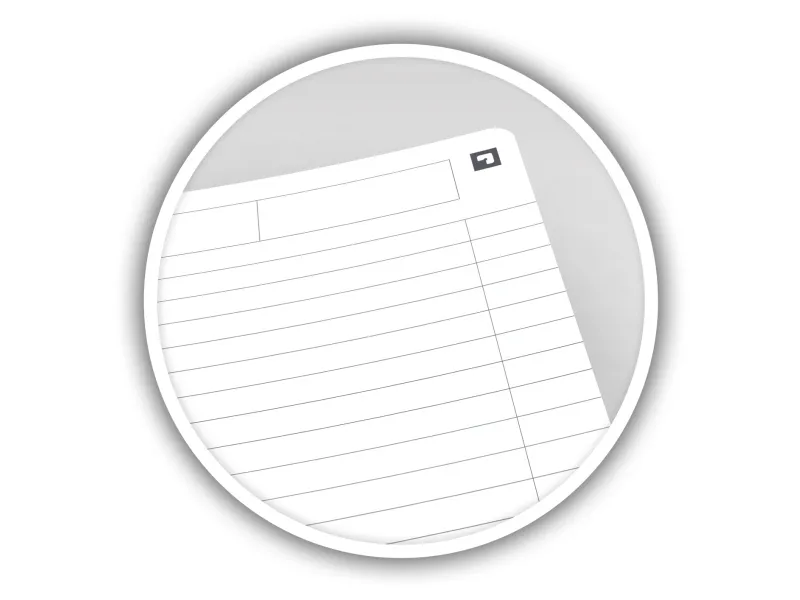 Oxford Essentials Notesbog, B5/Tablet, linjeret - assorteret farve