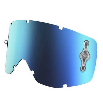 Ecran Masque Scott WORKS IRIDIUM BLEU - RECOIL XI, 80 SERIES, OTG87 - Bleu