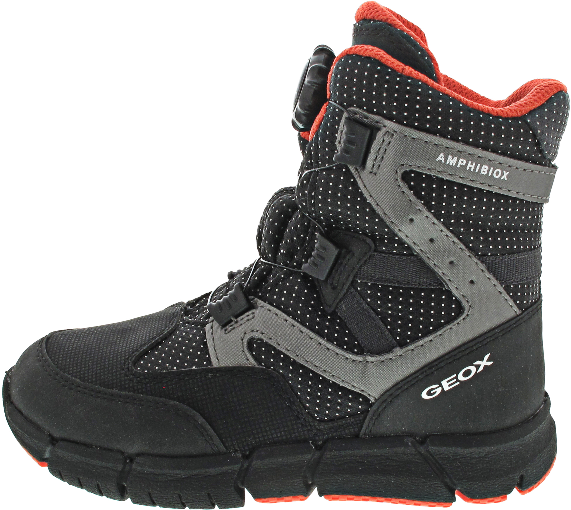 Geox Flexyper Boy B ABX Klettstiefel TEX schwarz