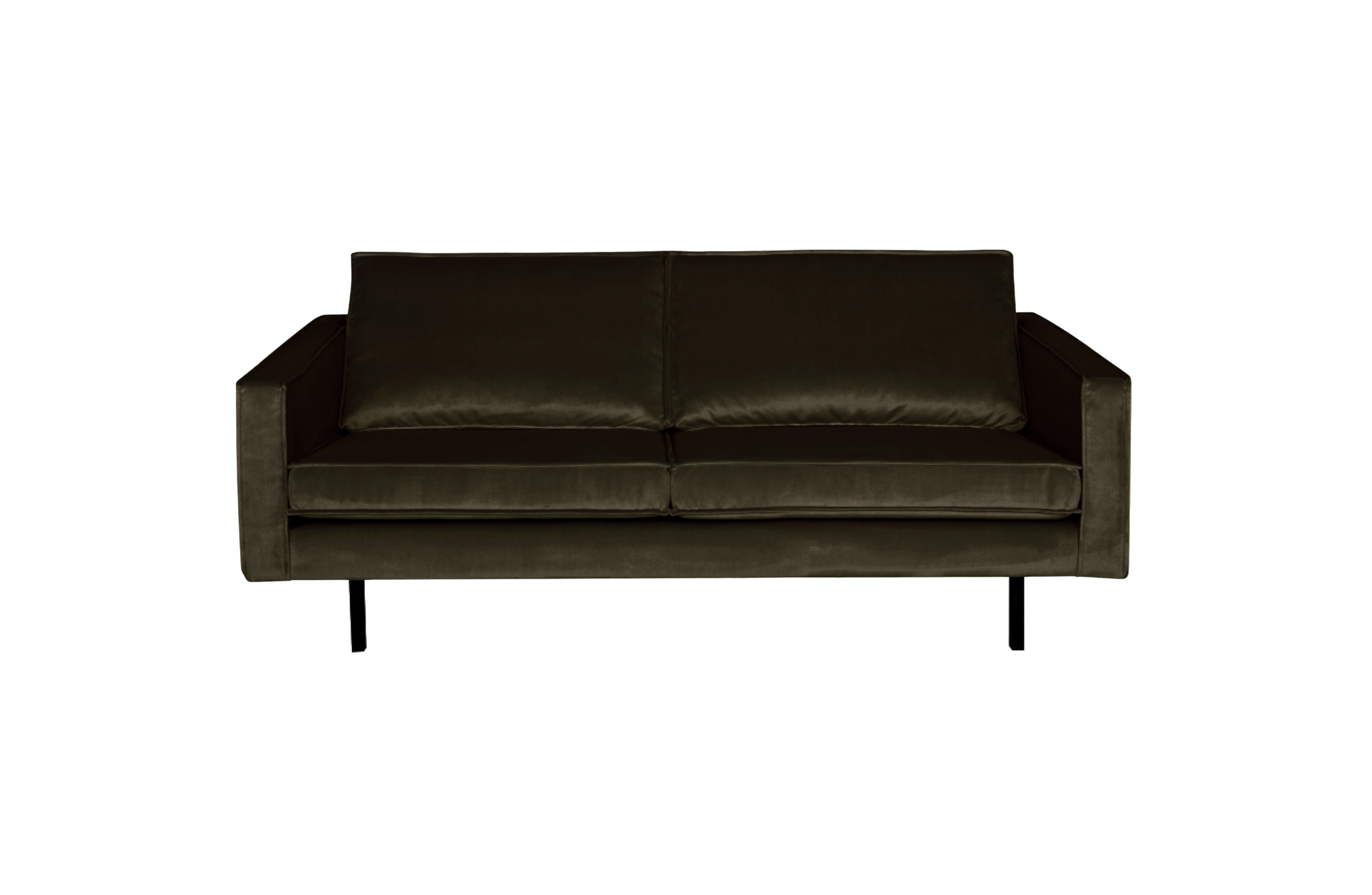 BePureHome 2,5-zitsbank Rodeo velvet Rodeo bank 2,5-zits velvet Dark Green Hunter