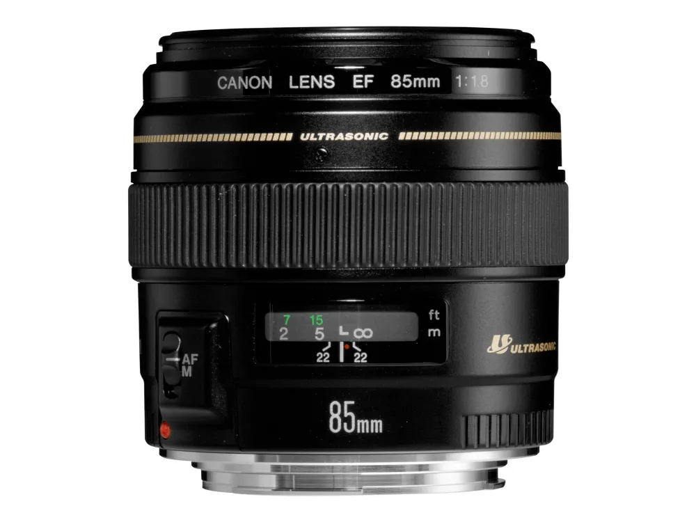 Canon EF - Teleobjektiv - 85 mm - f/1.8 USM - Canon EF - til EOS 1000, 1D, 50, 500, 5D, 7D, Kiss F, Kiss X2, Kiss X3, Rebel T1i, Rebel XS, Rebel XSi