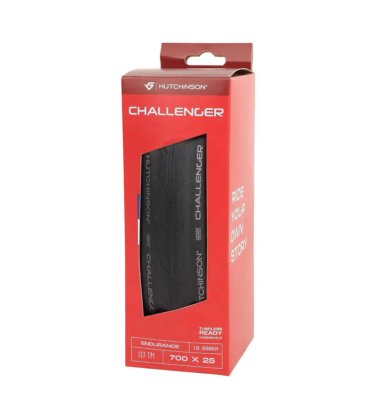 Hutchinson Challenger HardShield BiCompound TLR Racefiets Band Zwart