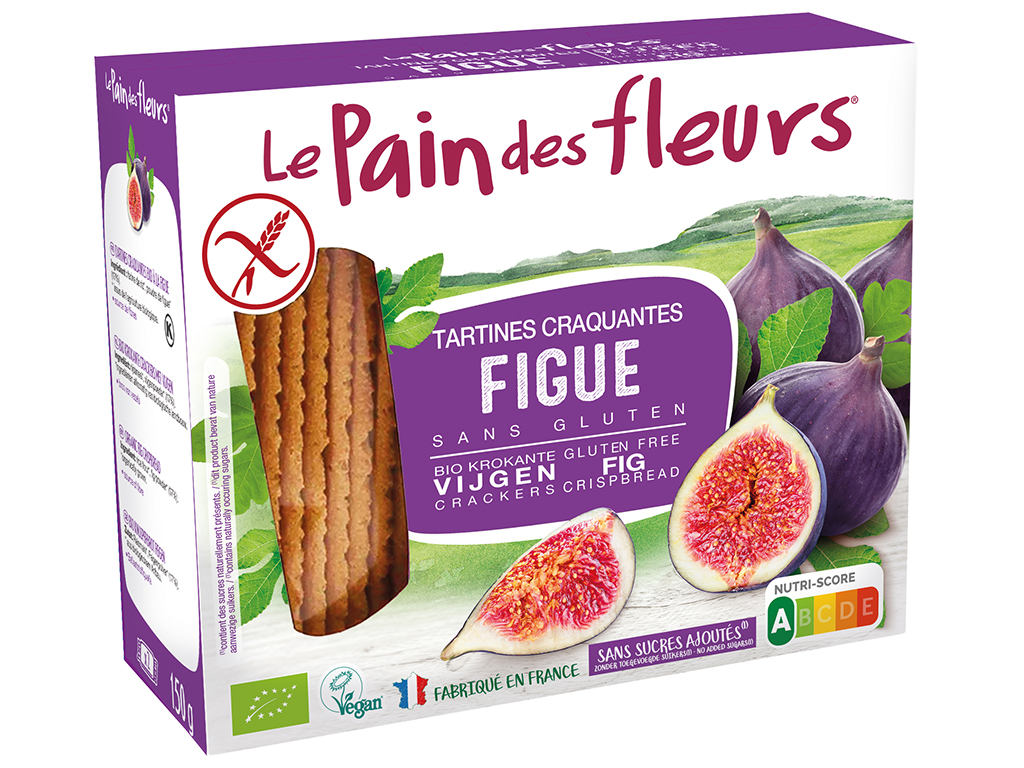 SNACKS LE PAIN DES FLEURS FIGO BIO 150G