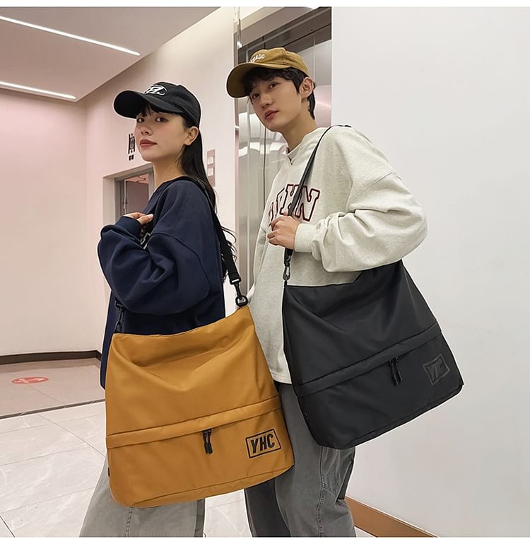Hikuozy - Nylon Tote Bag met Letterprint