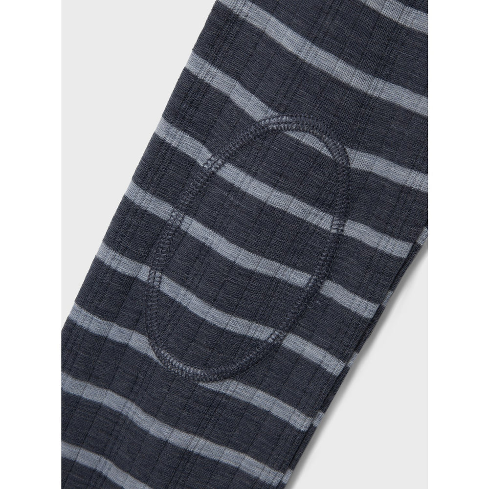 Køb Name It Ombre Blue Wang Uld Needle Long Johns Stripe