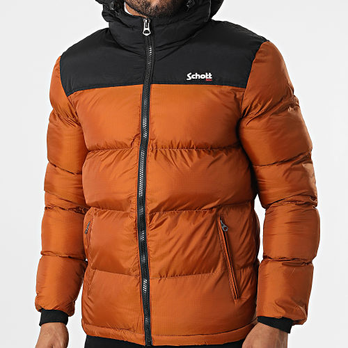 Doudoune Capuche Utah 2 Marron Noir