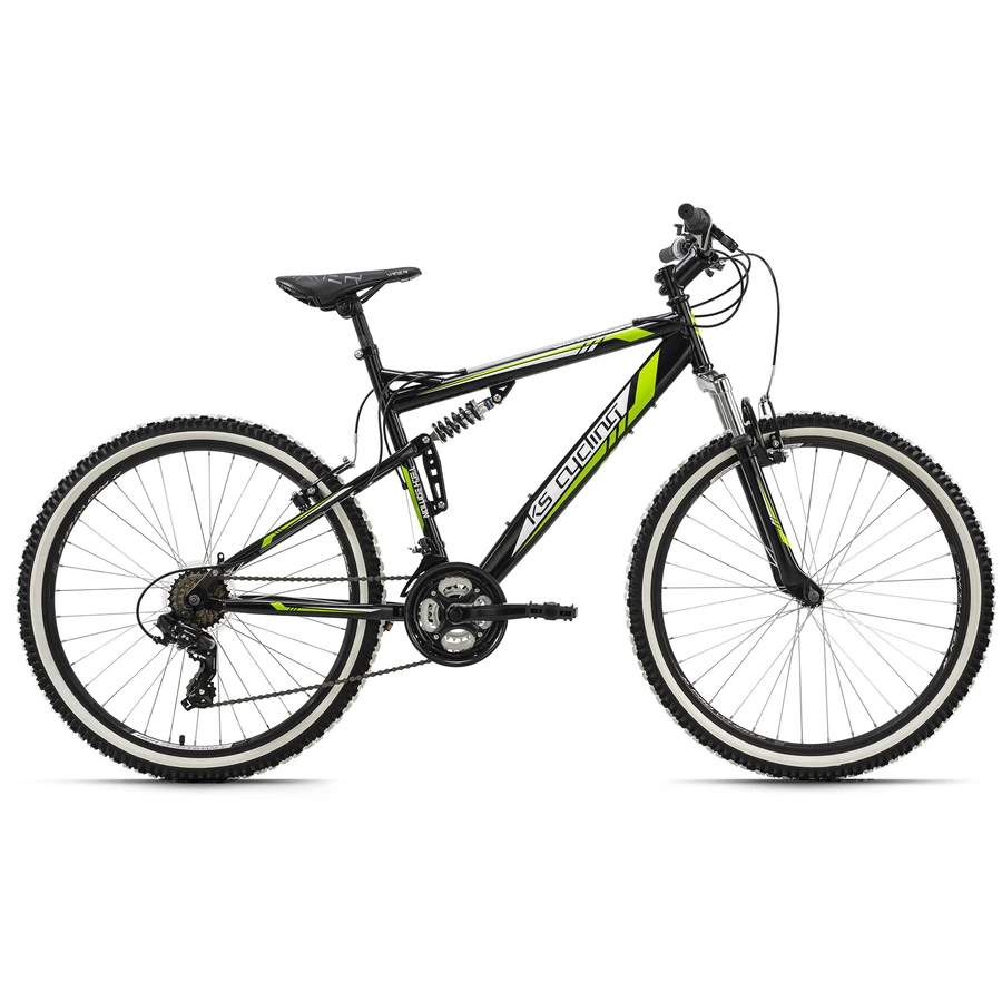 KS Cycling Mountainbike Fully 26 Zoll Scrawler Schwarz