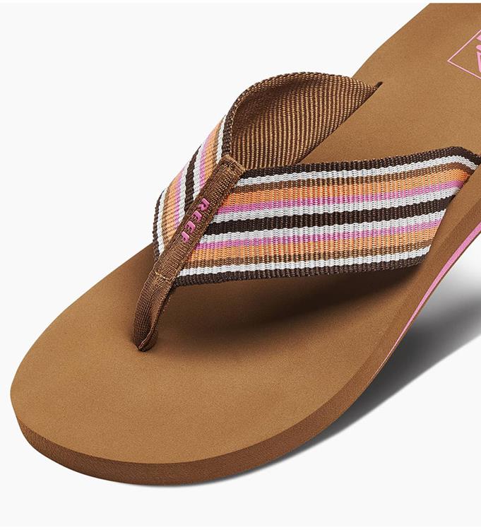 Reef Women Spring Woven Smoothie Stripe Teenslippers
