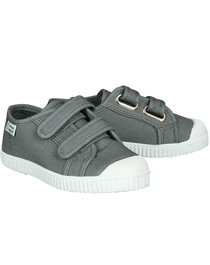 Klett-Stoffschuhe MARINO in grau