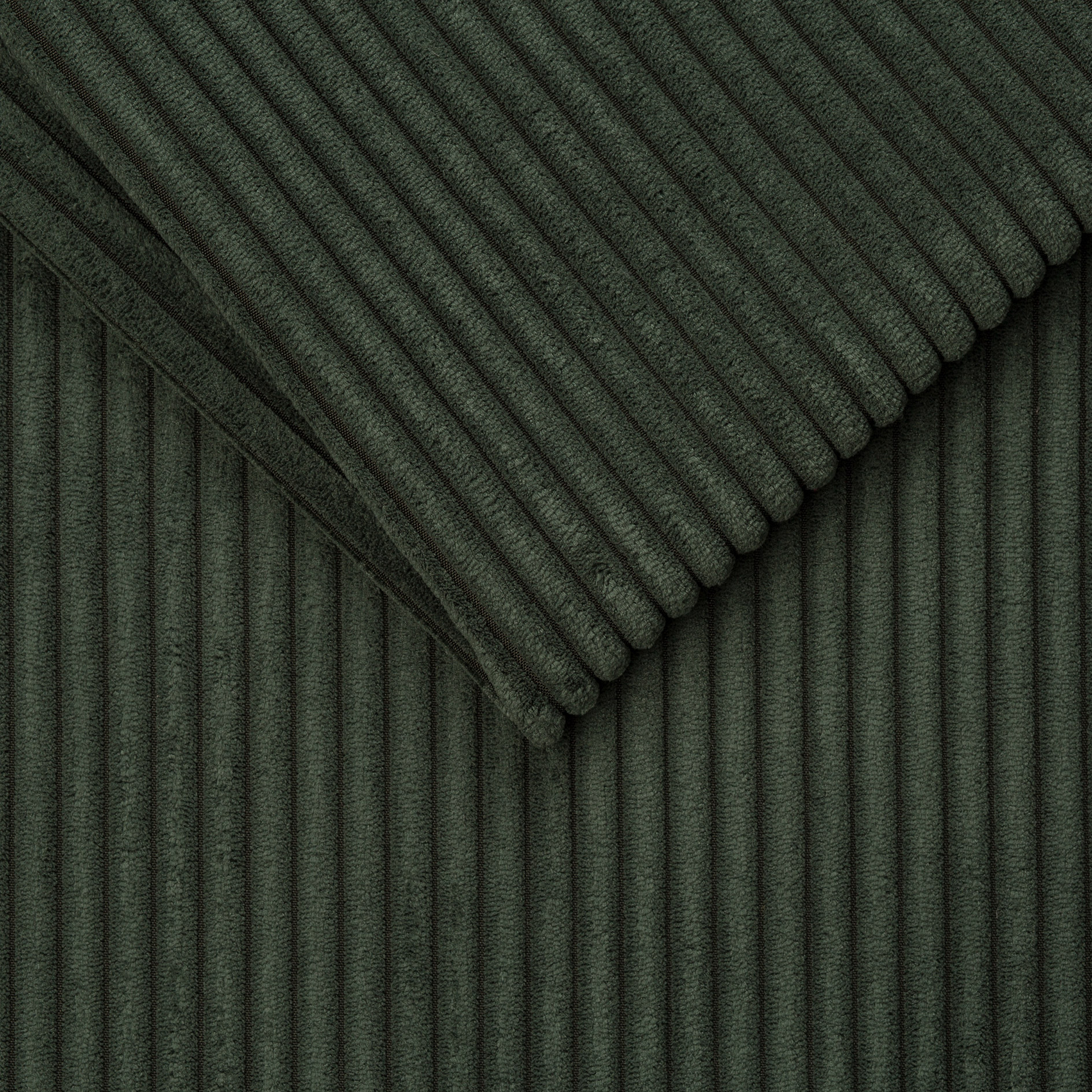 Ohrensessel - winter moss - Cord - Massivholzfüße