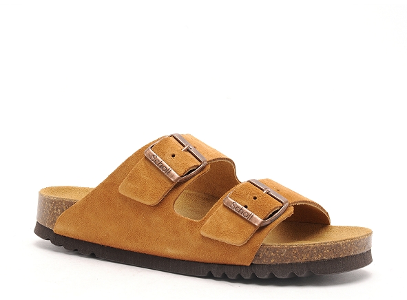 Scholl mules et sabots plats femme josephine 30050 marron