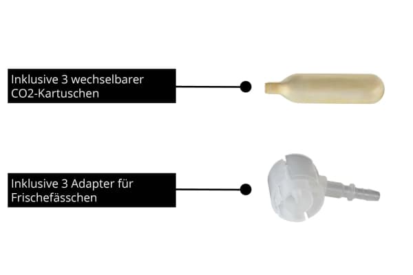 Unold Franzl, 5 l, Dispenser med tappekran, Plast, Rustfritt stål, Sort, Rustfritt stål, 1,25 m, Sort
