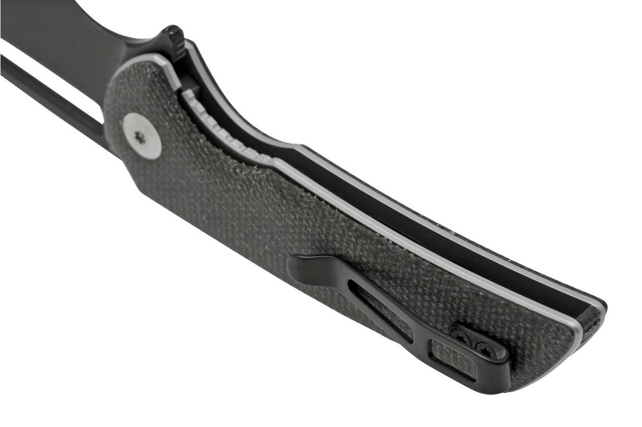 Civivi Odium C2010G Black, Dark Green Micarta zakmes, Ferrum Forge design