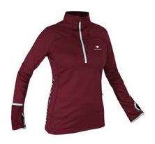 Maillot manches longues 1/2 Zip Raidlight Wintertrail Rouge Femme