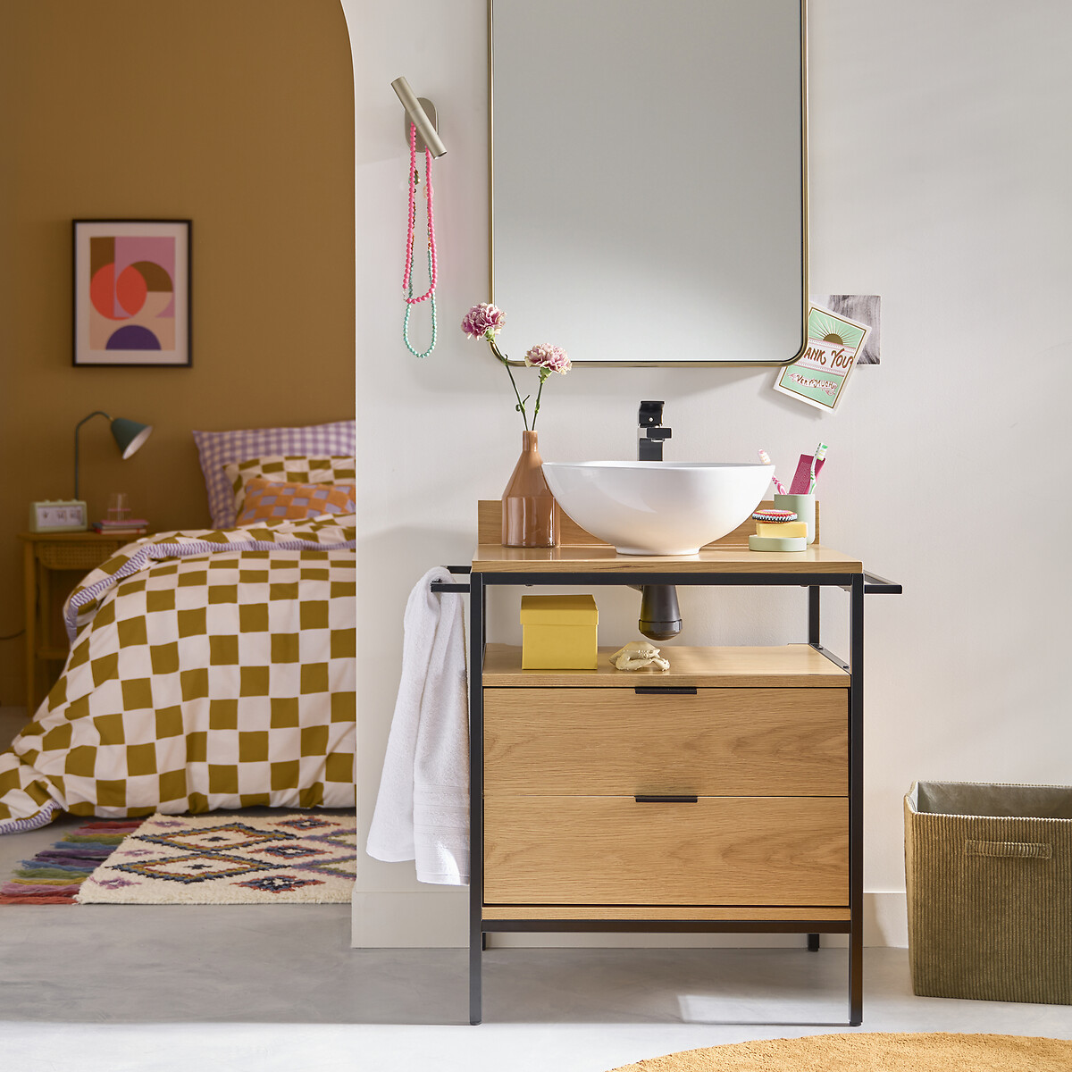 LA REDOUTE INTERIEURS<br>Espelho retangular 60x90 cm, Iodus