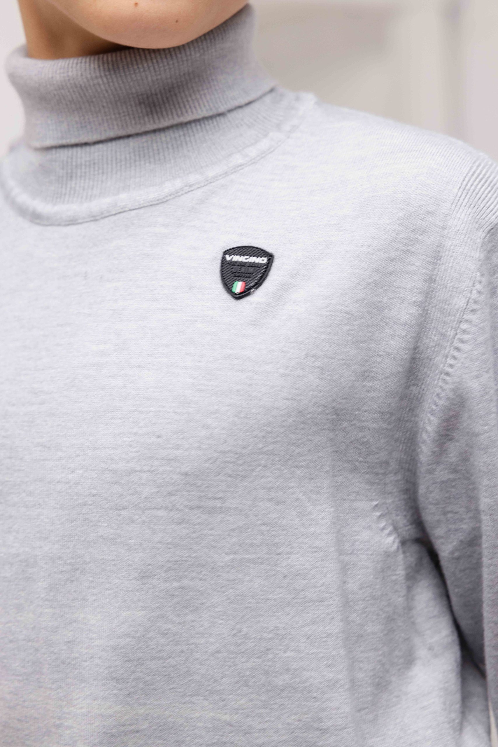 Vingino Knit Turtleneck Sweater Kids Grijs