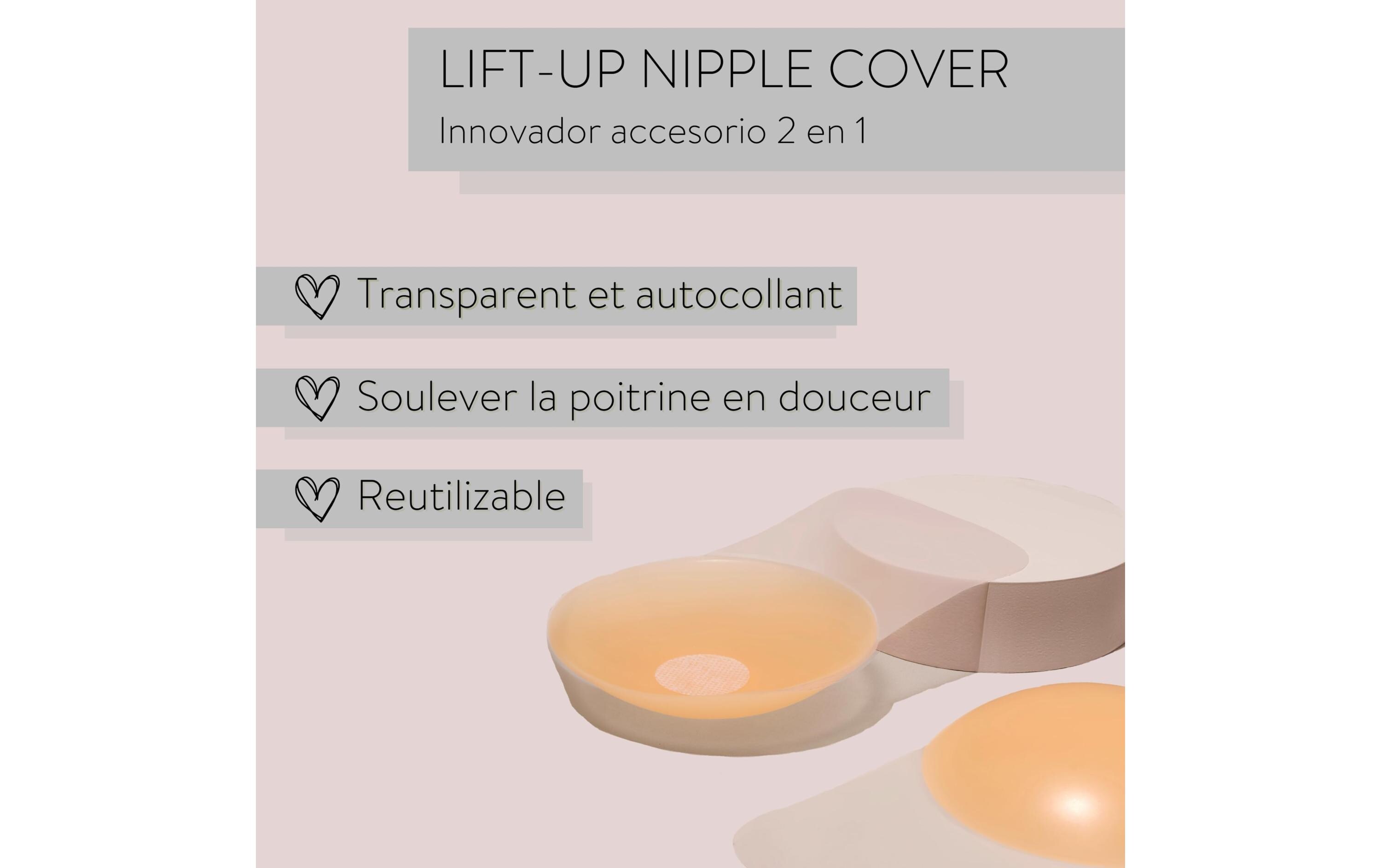 Silikon Lift up Nippel Pads nude 2 StückUnsichtbarer Halt für jedes Outfit
