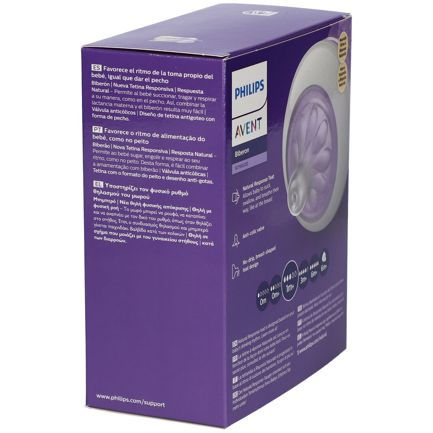 PHILIPS Avent Natural Response Duo Biberons SCY903/02