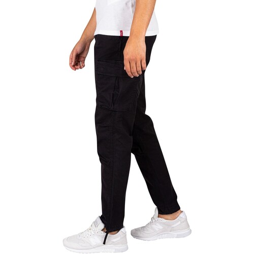 Jack & Jones - Pantalones Cargo Holgados Ace Tucker Negro