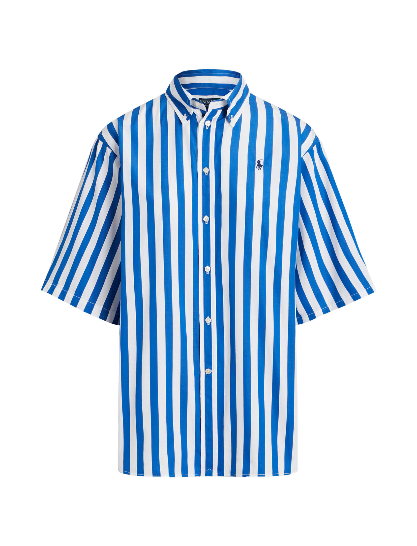 Polo Ralph Lauren| Damen Hemdbluse kurzarm aus Baumwolle
