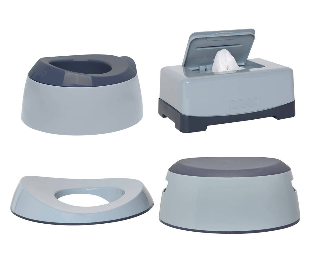 Toilet trainingsset Iron Blue