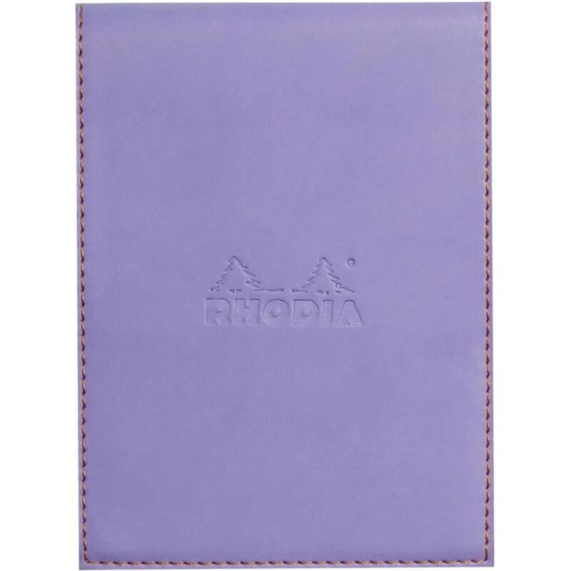 Rhodiarama porte-bloc avec porte-crayon + bloc N°12 ligné - Iris