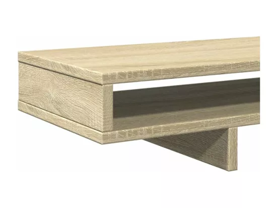 Support de moniteur chêne sonoma 100x27x15 cm bois d'ingénierie