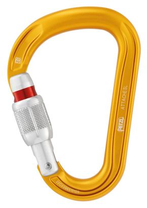 Mousqueton Screw-Lock Petzl Attache Jaune