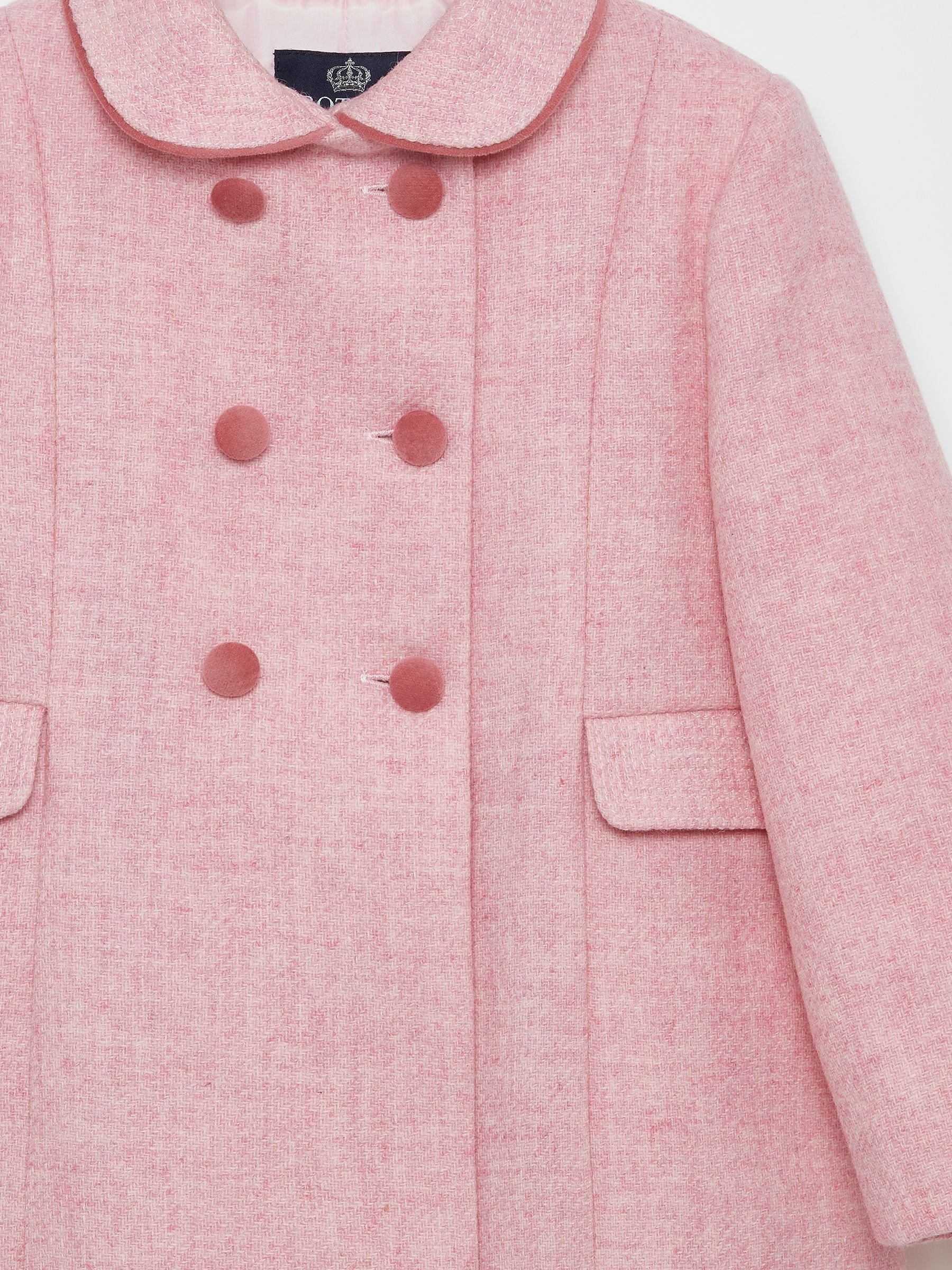 Trotters London roze klassieke jas