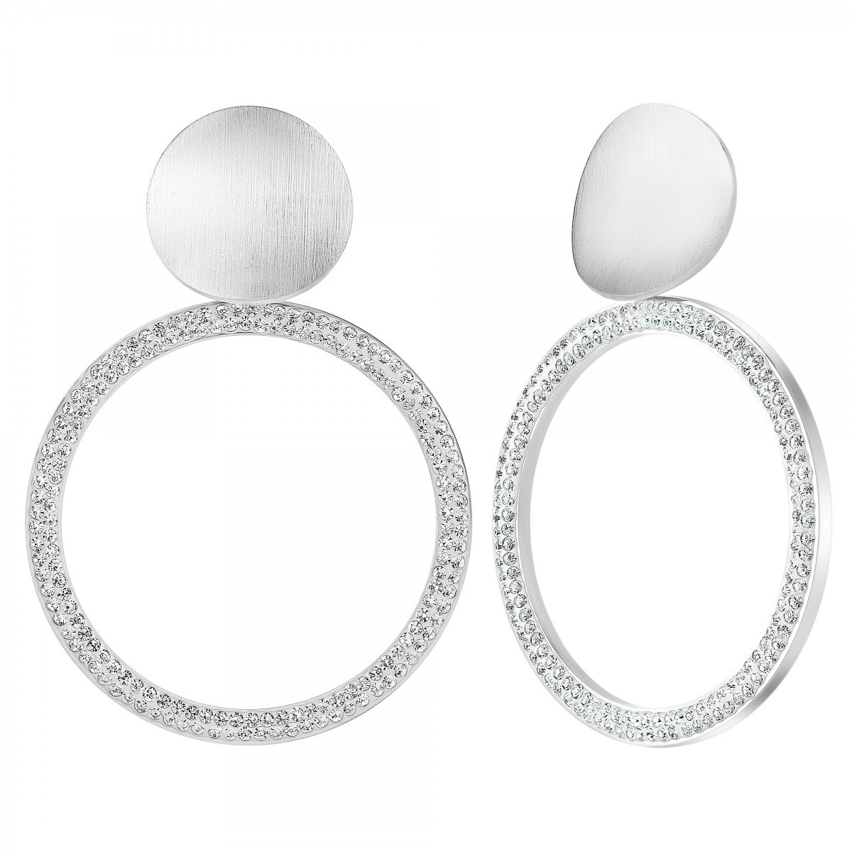 Boucles d'oreilles SC Crystal ornées de Cristaux scintillants