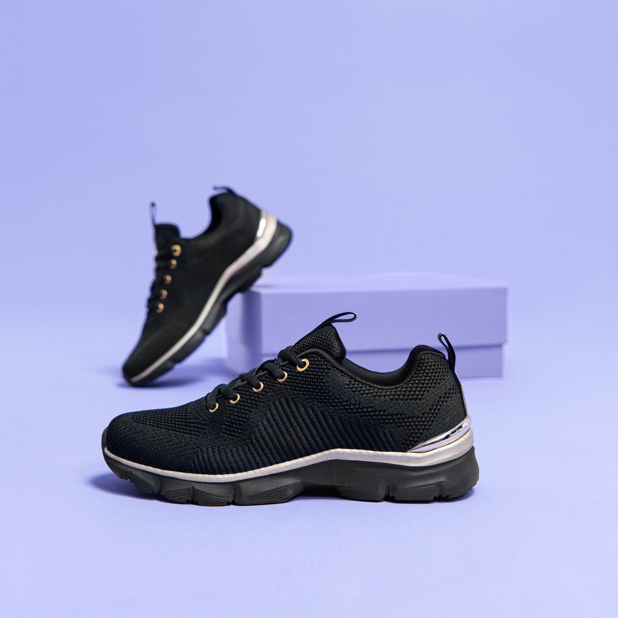 Baskets basses Femme noir