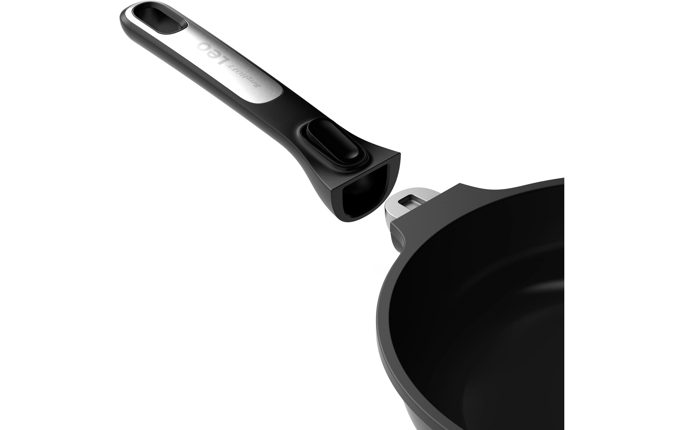 BergHOFF Bratpfanne »Leo Phantom mit abnehmbarem Griff« Aluminium