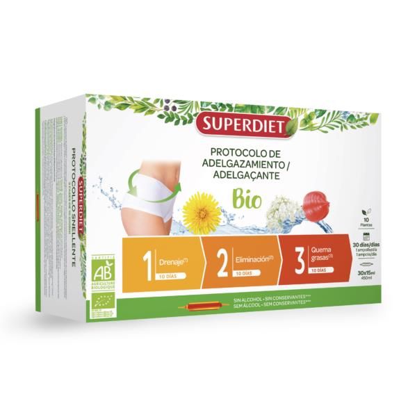 Superdiet Protocolo Adelgaçante Bio - 30 Ampolas