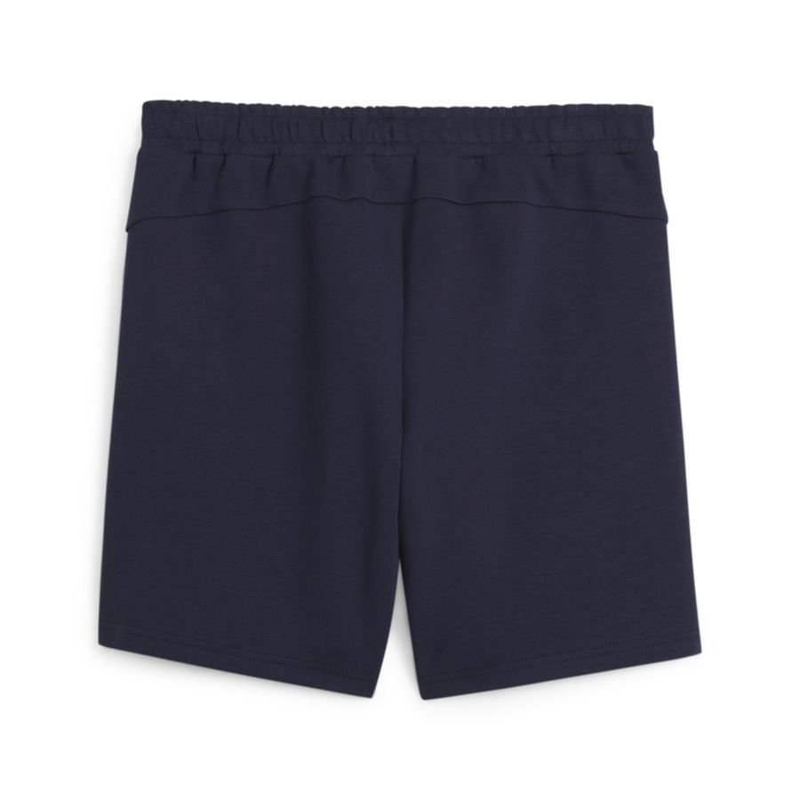 PUMA Short teamFINAL - Bleu Marine/Argenté Femme