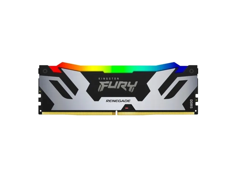 Kingston FURY Renegade RGB - DDR5 - modul - 16 GB - DIMM 288-PIN - 6400 MT/s / PC5-51200 - CL32 - 1.1 V - ikke bufferet - on-die ECC