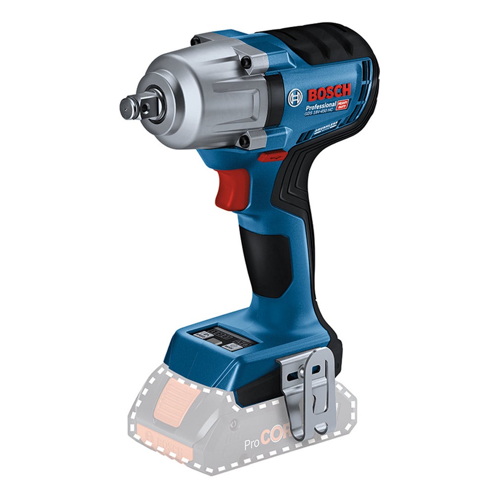 BOSCH 18V Brushless 1/2inch Impact Wrench Skin GDS 18V-450 HC 06019K4000