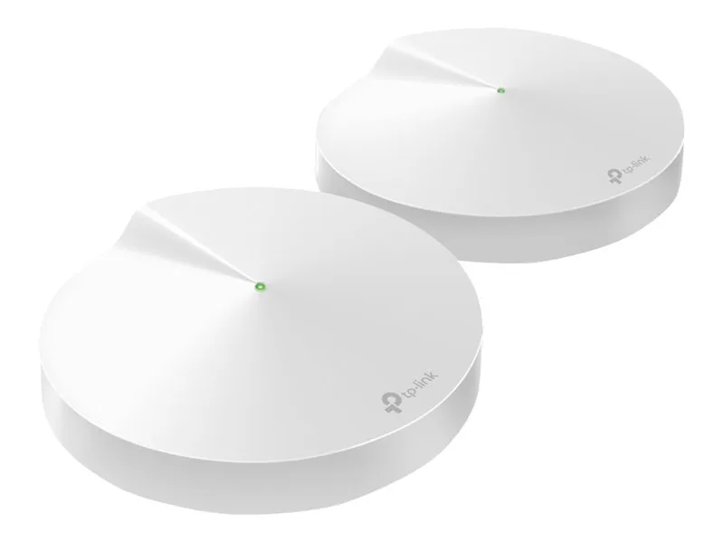 TP-Link Deco M9 Plus - Wi-Fi-system (2 routere) - op til 4500 sq.ft - mesh - GigE, ZigBee - 802.11a/b/g/n/ac, Bluetooth 4.2, ZigBee Home Automation 1.2 - Tri-Band