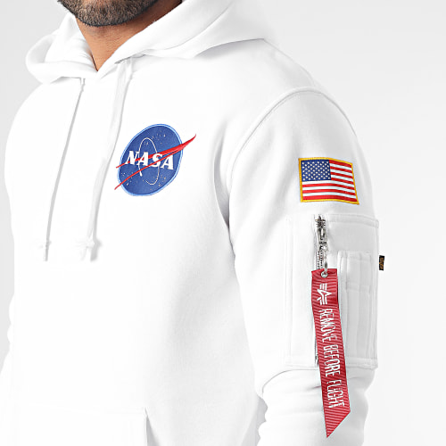 Sweat Capuche Space Shuttle 178317 Blanc