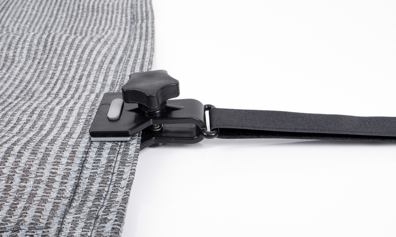 Reimo Tent Anti-Flatter-Klemmen für Markisen, Sonnensegel, Planen - 2 Stück