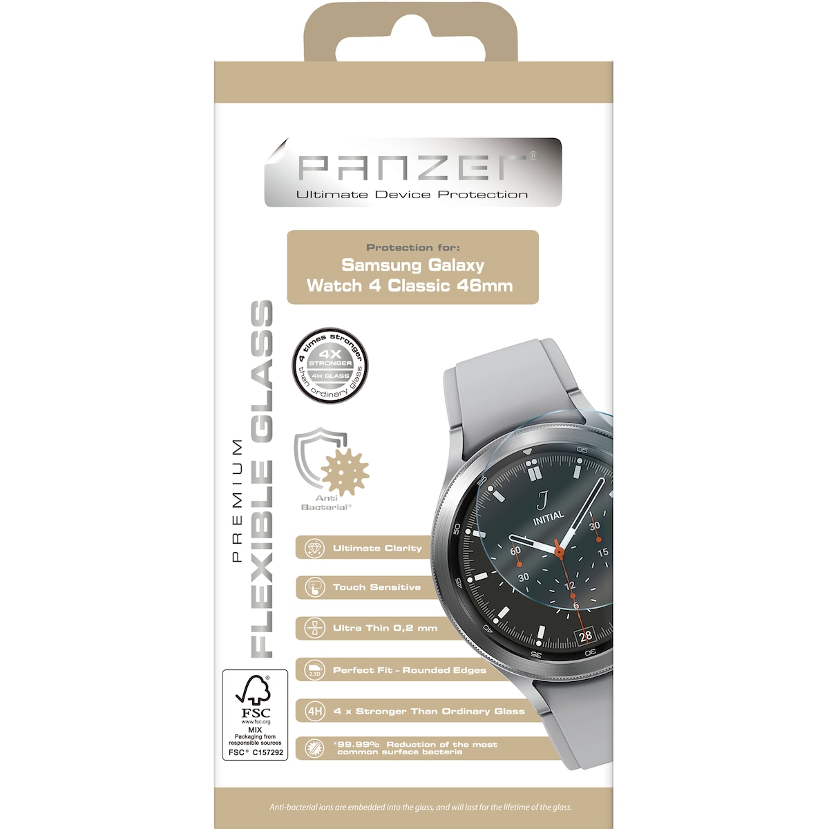 Panzer Samsung Galaxy Watch4 Classic 46 mm skjermbeskytter