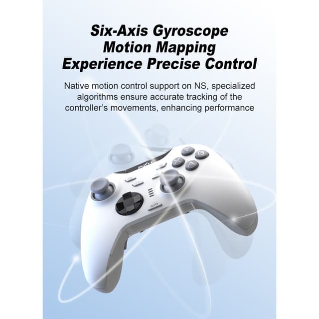 Bluetooth trådløs spilcontroller med modtager Kompatibel med Steam PC Android iOS Nintendo Switch