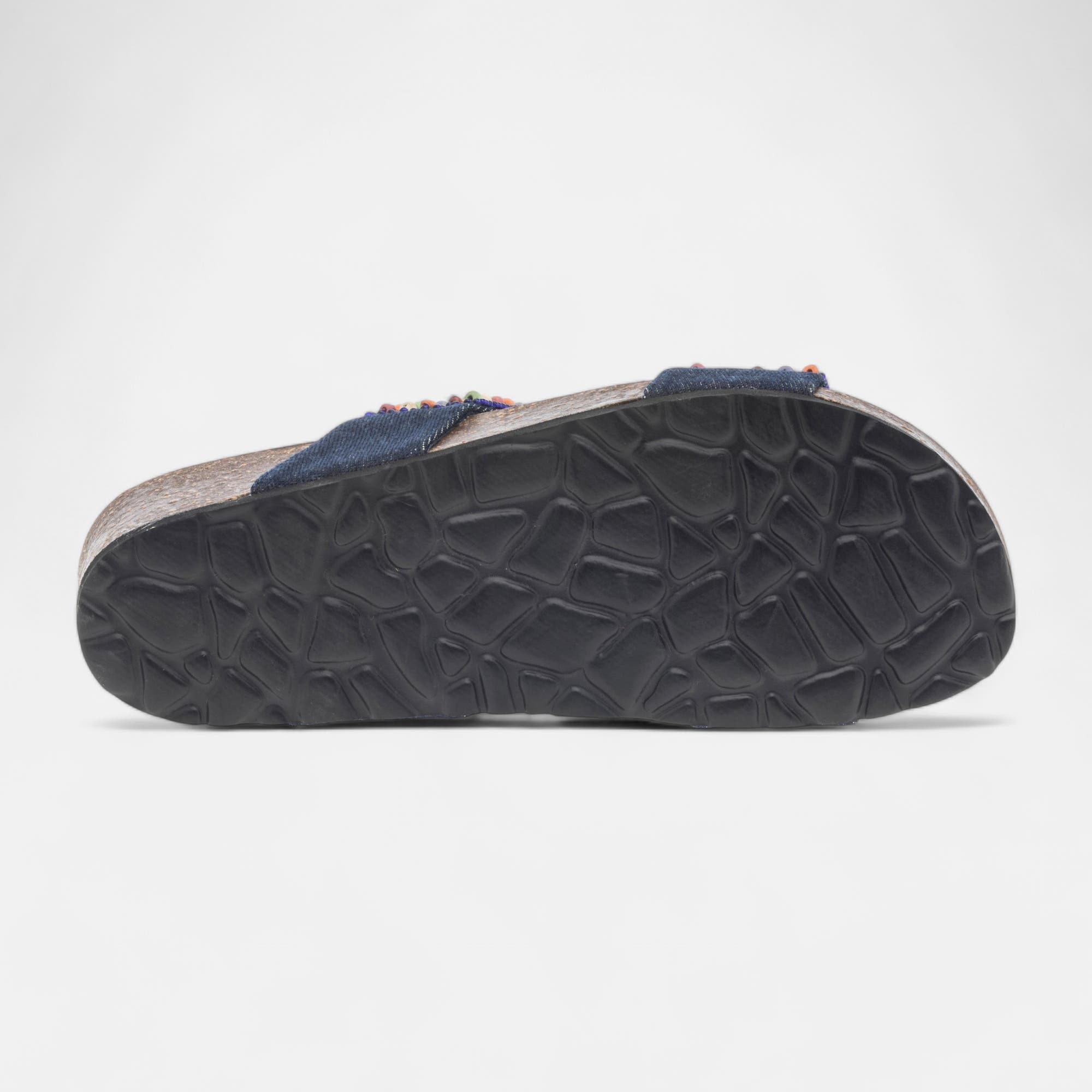 Mules semelle liège Femme jeans