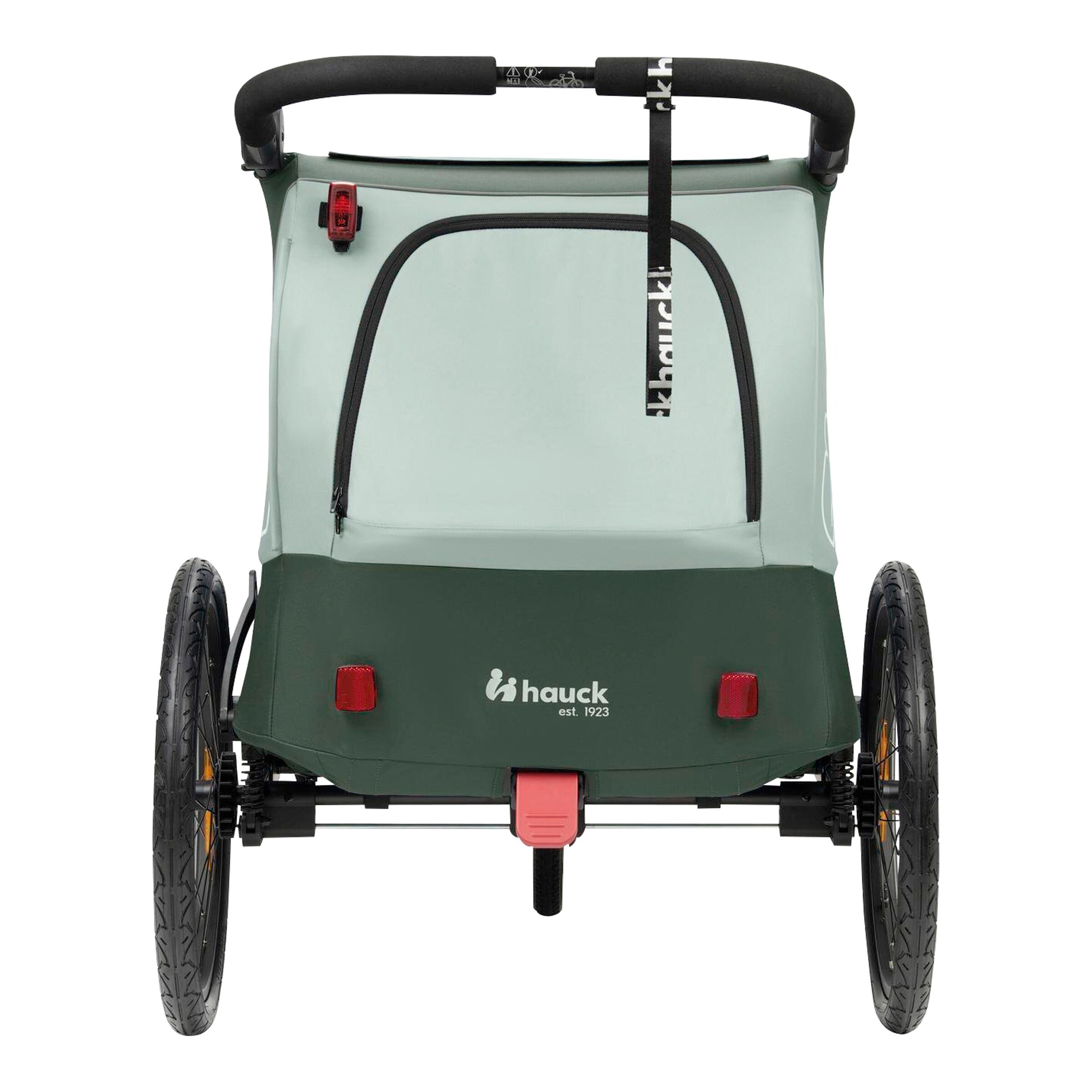 Hauck Fahrradanhänger Dryk Duo Plus Dark Green