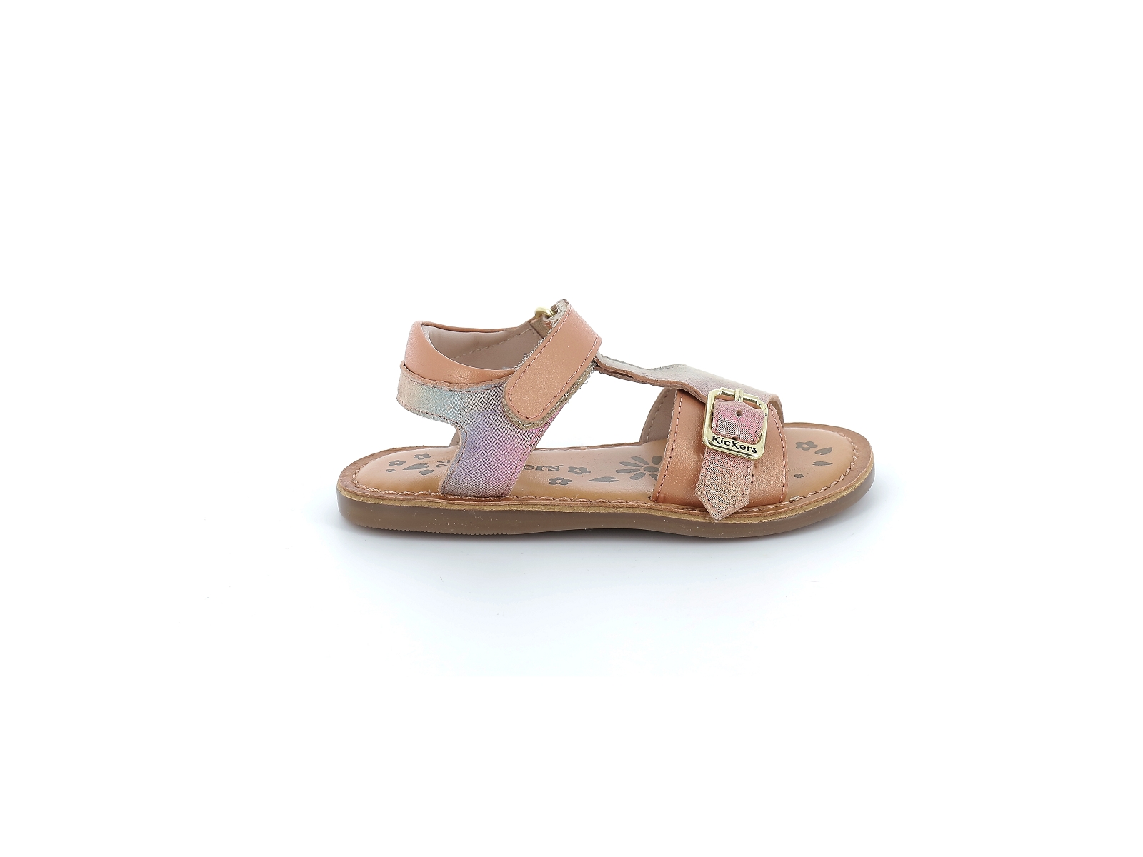Kickers-784452 Cuir Corail