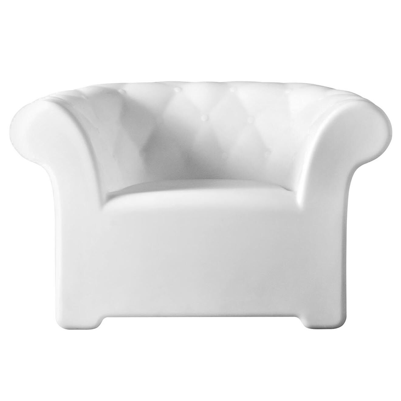Serralunga Fauteuil Sirchester Design par Bazzicalupo & Mangiarotti blanc - 120x72x82 cm