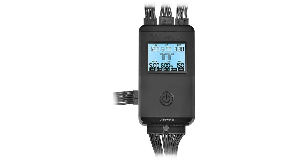 ThermaltakeDr. Power III meetapparaat  (Zwart)